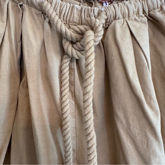 Free People Kahlani Harem Pull On Pants in Harvest Gold EUC - Picture 3 of 7